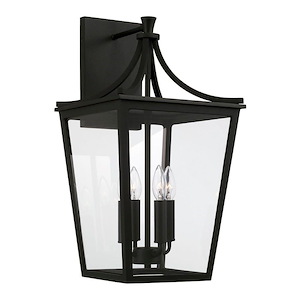 Adair - 4 Light Outdoor Wall Lantern In Farmhouse Style-23.25 Inches Tall and 12 Inches Wide