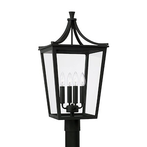 Adair - 4 Light Outdoor Post Lantern In Farmhouse Style-25 Inches Tall and 12 Inches Wide - 1287801