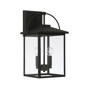 Bryson - 2 Light Outdoor Wall Lantern In Farmhouse Style-16.5 Inches Tall and 9.5 Inches Wide