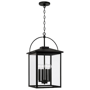 Bryson - 4 Light Outdoor Hanging Lantern In Farmhouse Style-23.5 Inches Tall and 13.25 Inches Wide