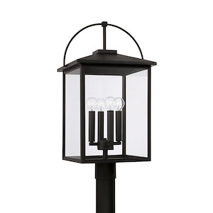 Bryson - 4 Light Outdoor Post Lantern In Farmhouse Style-24.75 Inches Tall and 13.25 Inches Wide - 1287770