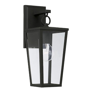 Elliott - 1 Light Outdoor Wall Lantern In Minimalist Style-15.5 Inches Tall and 6.25 Inches Wide