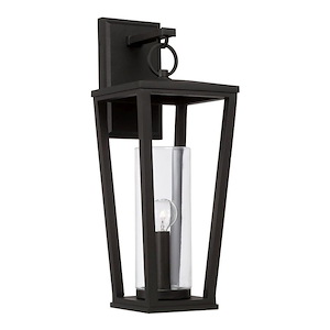 Elliott - 1 Light Outdoor Wall Lantern In Minimalist Style-20 Inches Tall and 7.25 Inches Wide