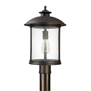 Dylan - 17 Inch 1 Light Outdoor Post Mount - in Urban/Industrial style - 11.5 high by 17 wide