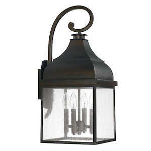 Westridge - 4 Light Outdoor Wall Mount - in Transitional style - 11 high by 24.5 wide - 1221871