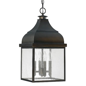 Westridge - 4 Light Outdoor Hanging Lantern - in Transitional style - 11 high by 22.25 wide - 1222644