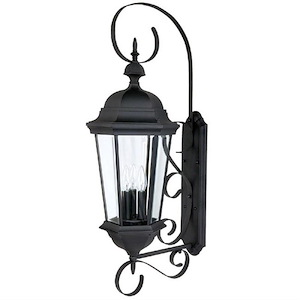 Carriage House - 3 Light Outdoor Wall Mount - in Traditional style - 11 high by 36 wide