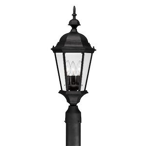Carriage House - 3 Light Outdoor Post Mount - in Traditional style - 10 high by 24 wide