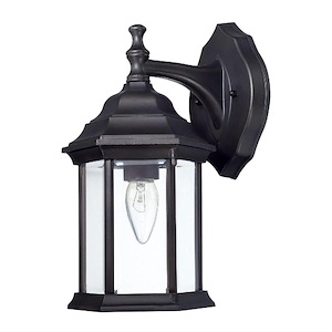 12 Inch 1 Light Outdoor Wall Mount - in Transitional style - 7 high by 12 wide