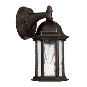 Main Street - 9.75 Inch 1 Light Outdoor Wall Mount - in Transitional style - 5 high by 9.75 wide