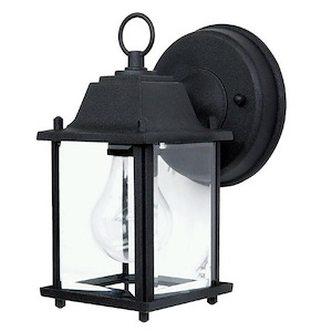 9 Inch 1 Light Outdoor Wall Mount - in Transitional style - 5 high by 9 wide