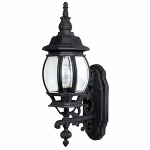 French Country - 22 Inch 1 Light Outdoor Wall Mount - in Traditional style - 7 high by 22 wide