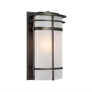 Lakeshore - 19 Inch 1 Light Outdoor Wall Mount - in Modern style - 10 high by 19 wide