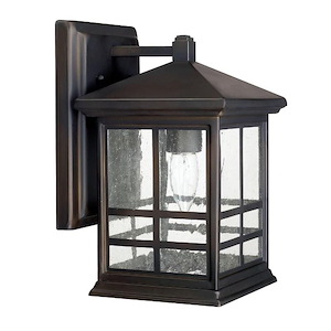 Preston - 1 Light Outdoor Wall Mount - in Urban/Industrial style - 7 high by 11.75 wide