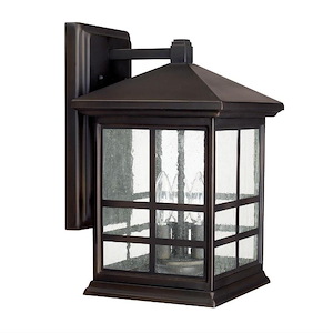Preston - 3 Light Outdoor Wall Mount - in Urban/Industrial style - 9 high by 15.25 wide
