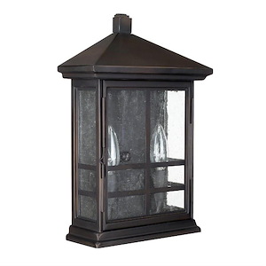 Preston - 2 Light Outdoor Wall Mount - in Urban/Industrial style - 9 high by 14 wide - 1221897