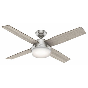 Dempsey - 4 Blade Ceiling Fan with Light Kit In Modern style-12.65 Inches Tall and 52 Inches Wide - 1262962