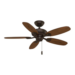 Fordham - 5 Blade 44 Inch Ceiling Fan In Traditional Style And Includes 5 Motor Speed Settings