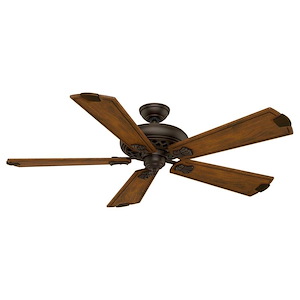 Fellini - 5 Blade 60 Inch Ceiling Fan With Wall Control In Traditional Style And Includes 5 Motor Speed Settings