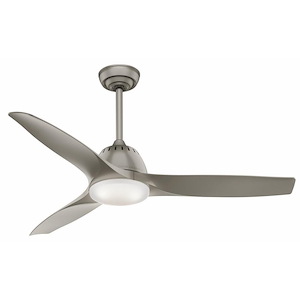 Wisp - 3 Blade Ceiling Fan with Light Kit In Modern style-11.96 Inches Tall and 52 Inches Wide