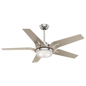 Correne - 5 Blade 56 Inch Ceiling Fan with Handheld Control in Modern Casual Style and includes 5 Motor Speed settings
