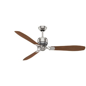 Tribeca - 3 Blade 60 Inch Ceiling Fan With Wall Control In Modern Industrial Style And Includes 3 Motor Speed Settings - 1214333