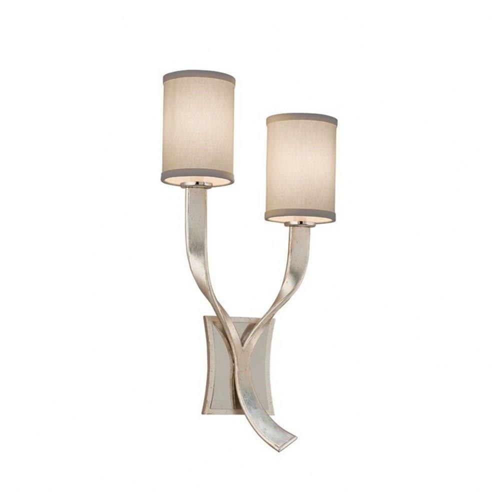 Corbett Lighting 158-11-SL/SS Roxy - 2 Light Wall Sconce-24 Inches Tall and 12 Inches Wide