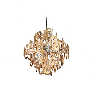 Media - 6 Light Pendant-25.625 Inches Tall and 24 Inches Wide