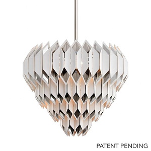 Haiku - 13 Light Pendant In Geometric Style-32 Inches Tall and 33.75 Inches Wide