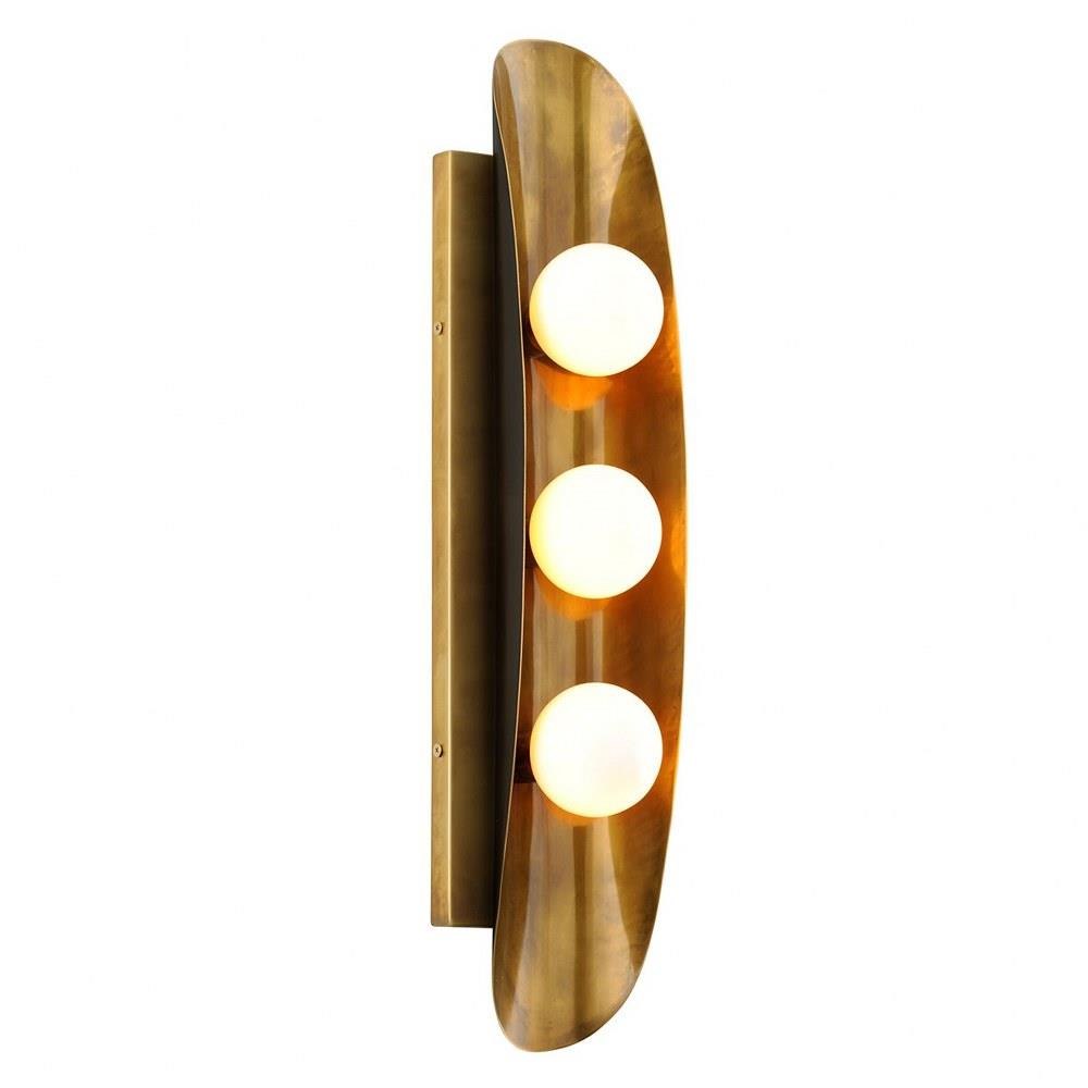Corbett Lighting 271-13-VB/BBR Hopper - Three Light Wall Sconce