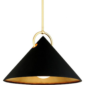 Charm - 1 Light Pendant In Modern Style-21 Inches Tall and 30 Inches Wide - 1314736