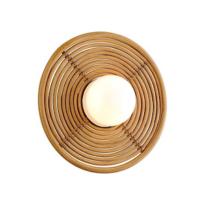 Hula Hoop - 1 Light Wall Sconce-14 Inches Tall and 14 Inches Wide - 1328703