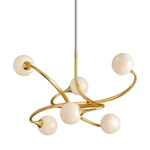 Signature - 6 Light Chandelier-19 Inches Tall and 29 Inches Wide