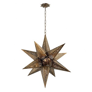 Star Of The East - Three Light Chandelier
