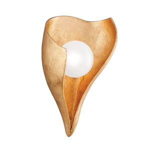 Moonstone - 4W 1 LED Wall Sconce in Luxury Style-16.75 Inches Tall and 10.5 Inches Wide