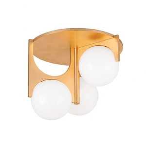 Eiko - 3 Light Flush Mount in Luxury Style-14.5 Inches Tall and 18.5 Inches Wide - 1106983