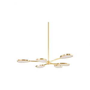 Beirut - 82W 6 LED Chandelier-7.75 Inches Tall and 56.75 Inches Wide