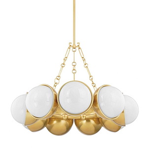 Althea - 9 Light Chandelier-24.25 Inches Tall and 34.25 Inches Wide - 1291726