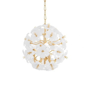 Hygea - 6 Light Chandelier-21 Inches Tall and 20 Inches Wide