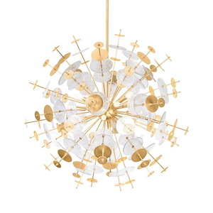 Gleason - 12 Light Chandelier In Modern Style-37 Inches Tall and 40.5 Inches Wide