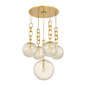 Nessa - 5 Light Chandelier-54 Inches Tall and 38 Inches Wide - 1315705