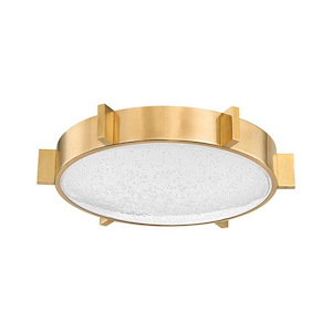 Ansonia - 12W 1 LED Flush Mount In Modern Style-3 Inches Tall and 14 Inches Wide - 1315713
