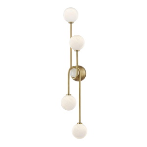 Astro - 4 Light Wall Sconce-36.75 Inches Tall and 6.75 Inches Wide