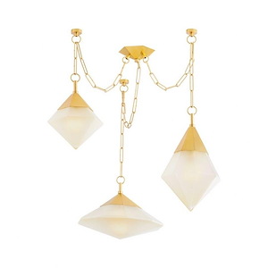 Angelique - 3 Light Chandelier-38.75 Inches Tall and 58 Inches Wide