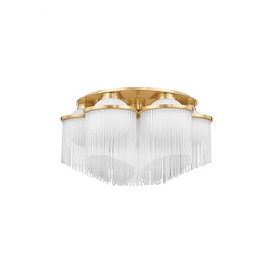 Celestial - 7 Light Semi-Flush Mount-14.25 Inches Tall and 26.25 Inches Wide