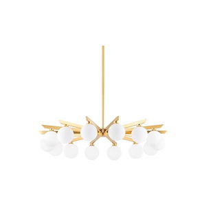 Astra - 14 Light Chandelier-7.5 Inches Tall and 40 Inches Wide