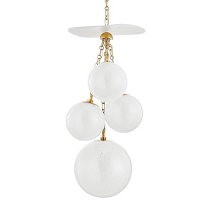 Antoinette - 4 Light Pendant-40 Inches Tall and 16 Inches Wide