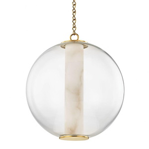 Pietra - 20W 1 LED Pendant-21.75 Inches Tall and 20 Inches Wide