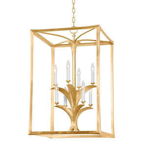 Bergamo - 8 Light Pendant-34 Inches Tall and 21 Inches Wide - 1271238