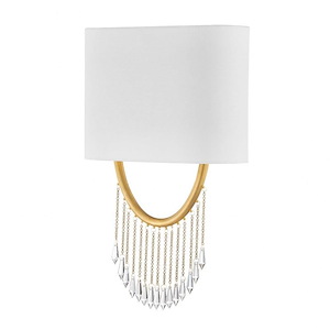 Francesca - 2 Light Wall Sconce-18.5 Inches Tall and 11.75 Inches Wide